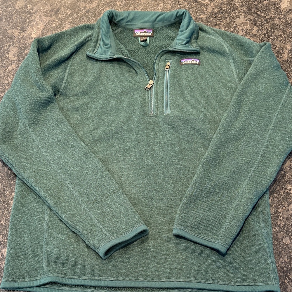 Men's Green Patagonia Quarter-Zip